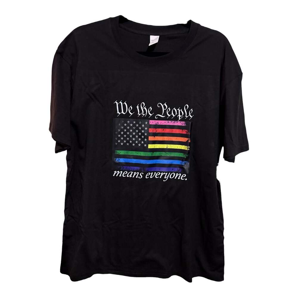 Size Large ‘We The People’ Custom Graphic Unisex T-Shirt - Picture 2 of 4